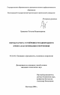 Ерещенко, Татьяна Владимировна. Метод расчета устойчивости однородного откоса как основания сооружения: дис. кандидат технических наук: 05.23.02 - Основания и фундаменты, подземные сооружения. Волгоград. 2006. 193 с.