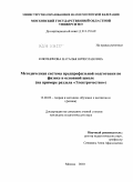 Ключникова, Наталья Вячеславовна. Методическая система предпрофильной подготовки по физике в основной школе: на примере раздела "Электричество": дис. кандидат педагогических наук: 13.00.02 - Теория и методика обучения и воспитания (по областям и уровням образования). Москва. 2010. 159 с.
