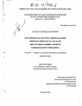 Каплан, Леонид Наумович. Методическая система преподавания информатики в вузах на базе инструментальных средств комплексного тренажера: дис. кандидат педагогических наук: 13.00.02 - Теория и методика обучения и воспитания (по областям и уровням образования). Москва. 2002. 131 с.