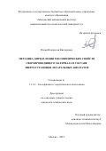 Ильин Владислав Викторович. Методика определения теплофизических свойств сверхпроводящего материала в составе энергоустановки летательных аппаратов: дис. кандидат наук: 00.00.00 - Другие cпециальности. ФГБНУ «Национальный научно-исследовательский институт общественного здоровья имени Н.А. Семашко». 2025. 111 с.