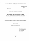 Верещагина, Людмила Сергеевна. Методология и инструментарий развития организационно-экономического механизма управления промышленным предприятием: дис. доктор экономических наук: 08.00.05 - Экономика и управление народным хозяйством: теория управления экономическими системами; макроэкономика; экономика, организация и управление предприятиями, отраслями, комплексами; управление инновациями; региональная экономика; логистика; экономика труда. Саратов. 2012. 508 с.