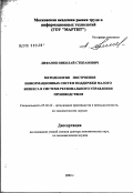 Лифанов, Николай Степанович. Методология построения информационных систем поддержки малого бизнеса в системе регионального управления производством: дис. доктор экономических наук: 05.02.22 - Организация производства (по отраслям). Москва. 2003. 320 с.