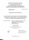 Евдокимова, Елена Николаевна. Методология стратегического управления развитием воспроизводственных процессов в промышленности региона в условиях инновационной экономики: дис. доктор экономических наук: 08.00.05 - Экономика и управление народным хозяйством: теория управления экономическими системами; макроэкономика; экономика, организация и управление предприятиями, отраслями, комплексами; управление инновациями; региональная экономика; логистика; экономика труда. Санкт-Петербург. 2012. 432 с.