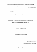 Богданова, Ольга Юрьевна. Микробные комплексы верховых торфяников: структура, биомасса, экология: дис. кандидат наук: 03.02.03 - Микробиология. Москва. 2013. 137 с.