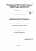Бирючинская, Татьяна Яковлевна. Моделирование фрактальных структур в задачах многомерной классификации: дис. кандидат физико-математических наук: 05.13.18 - Математическое моделирование, численные методы и комплексы программ. Воронеж. 2013. 147 с.