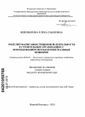 Никифорова, Елена Павловна. Моделирование инвестиционной деятельности в строительных организациях с использованием методологии реальных опционов: дис. кандидат экономических наук: 08.00.05 - Экономика и управление народным хозяйством: теория управления экономическими системами; макроэкономика; экономика, организация и управление предприятиями, отраслями, комплексами; управление инновациями; региональная экономика; логистика; экономика труда. Нижний Новгород. 2010. 156 с.