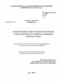 Хисматуллин, Рустам Канифянович. Моделирование распространения упругих волн в микросейсмически активных насыщенных пористых средах: дис. кандидат физико-математических наук: 05.13.18 - Математическое моделирование, численные методы и комплексы программ. Уфа. 2008. 170 с.