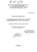 Еробкин, Илья Евгеньевич. Модернизационные процессы в трубной промышленности Урала в 1960 - 1980-е гг.: дис. кандидат исторических наук: 07.00.02 - Отечественная история. Екатеринбург. 2005. 210 с.
