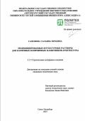 Сафонова Татьяна Юрьевна. Модифицированные штукатурные растворы для каменных и кирпичных памятников архитектуры: дис. кандидат наук: 00.00.00 - Другие cпециальности. ФГАОУ ВО «Санкт-Петербургский политехнический университет Петра Великого». 2025. 142 с.
