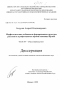 Батурин, Андрей Владимирович. Морфологические особенности формирования структуры растений в агрофитоценозах яровой пшеницы Иргина: дис. кандидат сельскохозяйственных наук: 06.01.09 - Растениеводство. Ижевск. 1999. 257 с.