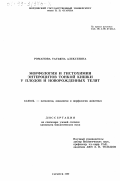 Романова, Татьяна Алексеевна. Морфология и гистохимия энтероцитов тонкой кишки у плодов и новорожденных телят: дис. кандидат биологических наук: 16.00.02 - Патология, онкология и морфология животных. Саранск. 1999. 224 с.