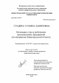 Гладина, Татьяна Даниловна. Мотивация к труду работников промышленных предприятий: По материалам Нижегородской области: дис. кандидат социологических наук: 22.00.08 - Социология управления. Нижний Новгород. 2005. 195 с.