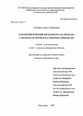 Трунева, Ольга Юрьевна. Нарушения функций зрительного анализатора у больных вторичным и скрытым сифилисом: дис. кандидат медицинских наук: 14.00.08 - Глазные болезни. . 0. 107 с.