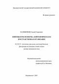 Калиниченко, Сергей Георгиевич. Нейроны коры мозжечка: нейрохимическая и пространственная организация: дис. : 03.00.25 - Гистология, цитология, клеточная биология. Москва. 2005. 309 с.