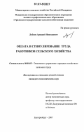 Лубков, Аркадий Николаевич. Оплата и стимулирование труда работников сельского хозяйства: дис. кандидат экономических наук: 08.00.05 - Экономика и управление народным хозяйством: теория управления экономическими системами; макроэкономика; экономика, организация и управление предприятиями, отраслями, комплексами; управление инновациями; региональная экономика; логистика; экономика труда. Екатеринбург. 2007. 220 с.