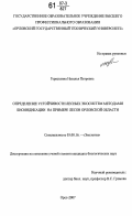 Гераськина, Наталья Петровна. Определение устойчивости лесных экосистем методами биоиндикации: на примере лесов Орловской области: дис. кандидат биологических наук: 03.00.16 - Экология. Орел. 2007. 200 с.
