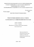 Абдулина, Камиля Хамидшановна. Опыт изучения влияния палов на степную растительность в условиях Башкирского Зауралья: дис. кандидат биологических наук: 03.00.05 - Ботаника. Сибай. 2008. 182 с.