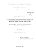 Мышкина Людмила Сергеевна. Организационно-экономический инструментарий интеграции локальных интеллектуальных энергосистем в региональную энергетику: дис. кандидат наук: 00.00.00 - Другие cпециальности. ФГАОУ ВО «Уральский федеральный университет имени первого Президента России Б.Н. Ельцина». 2025. 184 с.