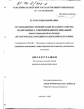 Татуев, Казбек Борисович. Организационно-экономический механизм развития малого бизнеса и формирования региональной инвестиционной политики: На материалах Кабардино-Балкарской республики: дис. кандидат экономических наук: 08.00.05 - Экономика и управление народным хозяйством: теория управления экономическими системами; макроэкономика; экономика, организация и управление предприятиями, отраслями, комплексами; управление инновациями; региональная экономика; логистика; экономика труда. Нальчик. 2003. 158 с.