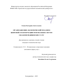 Есина Екатерина Анатольевна. Организационно-экономический механизм цифровой трансформации региональных систем оказания медицинских услуг: дис. кандидат наук: 00.00.00 - Другие cпециальности. ФГБОУ ВО «Российский государственный аграрный университет - МСХА имени К.А. Тимирязева». 2025. 217 с.