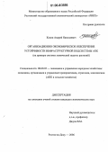 Кокин, Андрей Николаевич. Организационно-экономическое обеспечение устойчивости инфраструктурной подсистемы АПК: На примере системы химической защиты растений: дис. кандидат экономических наук: 08.00.05 - Экономика и управление народным хозяйством: теория управления экономическими системами; макроэкономика; экономика, организация и управление предприятиями, отраслями, комплексами; управление инновациями; региональная экономика; логистика; экономика труда. Ростов-на-Дону. 2006. 186 с.