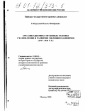 Габидуллин, Ильгиз Фанирович. Организационно-правовые основы становления и формирования милиции Башкирии, 1917 - 1941 гг.: дис. кандидат юридических наук: 12.00.01 - Теория и история права и государства; история учений о праве и государстве. Москва. 2000. 188 с.