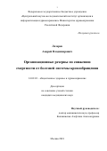 Лазарев Андрей Владимирович. Организационные резервы по снижению смертности от болезней системы кровообращения: дис. кандидат наук: 14.02.03 - Общественное здоровье и здравоохранение. ФГБУ «Центральный научно-исследовательский институт организации и информатизации здравоохранения» Министерства здравоохранения Российской Федерации. 2019. 204 с.