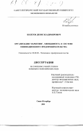 Колегов, Денис Владимирович. Организация маркетинг-менеджмента в системе инновационного предпринимательства: дис. кандидат экономических наук: 08.00.30 - Экономика предпринимательства. Санкт-Петербург. 1999. 146 с.