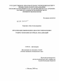 Картавых, Анна Александровна. Организация выявления и диагностики больных туберкулезом внелегочных локализаций: дис. кандидат медицинских наук: 14.00.26 - Фтизиатрия. Москва. 2009. 204 с.