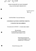 Коптелова, Татьяна Ивановна. Основные факторы развития социума в творчестве евразийцев: дис. кандидат философских наук: 09.00.03 - История философии. Нижний Новгород. 2005. 145 с.