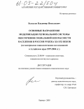 Белоусов, Владимир Николаевич. Основные направления модернизации региональной системы обеспечения социальной безопасности населения в России рубежа XX-XXI веков: По материалам социологических исследований в Алтайском крае 1997-2004 гг.: дис. кандидат социологических наук: 22.00.04 - Социальная структура, социальные институты и процессы. Барнаул. 2005. 239 с.