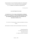 Булахтина Марина Анатольевна. Особенности структурных изменений в литейных сплавах на основе Ni3Al при термической обработке, постоянных и циклических нагружениях при высоких температурах: дис. кандидат наук: 00.00.00 - Другие cпециальности. ФГБУН Институт металлургии и материаловедения им. А.А. Байкова Российской академии наук. 2022. 127 с.
