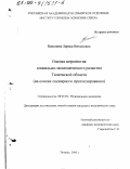 Важенина, Лариса Витальевна. Оценка перспектив социально-экономического развития Тюменской области: На основе сценарного прогнозирования: дис. кандидат экономических наук: 08.00.04 - Региональная экономика. Тюмень. 2000. 207 с.
