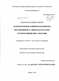 Водовозов, Владимир Юрьевич. Палеомагнетизм раннепротерозойских образований юга Сибирского кратона и геотектонические следствия: дис. кандидат геолого-минералогических наук: 25.00.03 - Геотектоника и геодинамика. Москва. 2010. 130 с.