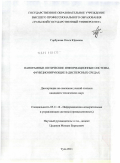 Горбунова, Ольга Юрьевна. Панорамные оптические информационные системы функционирующие в дисперсных средах: дис. кандидат технических наук: 05.11.16 - Информационно-измерительные и управляющие системы (по отраслям). Тула. 2011. 149 с.