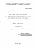 Курманова, Марина Келлетовна. Паразиты прудовых рыб в рыбоводных зонах Кабардино-Балкарской Республики: фауна, экология и санитарная оценка: дис. кандидат биологических наук: 03.02.11 - Паразитология. Москва. 2011. 140 с.