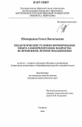 Шевердина, Ольга Васильевна. Педагогические условия формирования опыта самопрезентации подростка во временном летнем объединении: дис. кандидат педагогических наук: 13.00.02 - Теория и методика обучения и воспитания (по областям и уровням образования). Кострома. 2006. 225 с.