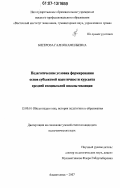 Бисерова, Галия Камильевна. Педагогические условия формирования основ субъектной идентичности курсанта средней специальной школы милиции: дис. кандидат педагогических наук: 13.00.01 - Общая педагогика, история педагогики и образования. Альметьевск. 2007. 176 с.