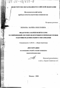 Якимова, Марина Николаевна. Педагогика Марии Монтессори в современной системе подготовки и переподготовки работников дошкольного образования: дис. кандидат педагогических наук: 13.00.01 - Общая педагогика, история педагогики и образования. Москва. 2000. 170 с.