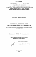Мезенина, Татьяна Геннадьевна. Пермские владения Строгановых в XVIII - первой половине XIX в.: особенности пространственной и социально-экономической организации: дис. кандидат исторических наук: 07.00.02 - Отечественная история. Нижний Тагил. 2007. 204 с.