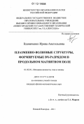 Вдовиченко, Ирина Анатольевна. Плазменно-волновые структуры, формируемые ВЧ-разрядом в продольном магнитном поле: дис. кандидат физико-математических наук: 01.02.05 - Механика жидкости, газа и плазмы. Нижний Новгород. 2011. 139 с.