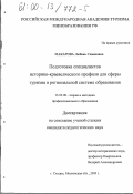 Макарова, Любовь Семеновна. Подготовка специалистов историко-краеведческого профиля для сферы туризма в региональной системе образования: дис. кандидат педагогических наук: 13.00.08 - Теория и методика профессионального образования. Сходня. 2000. 176 с.