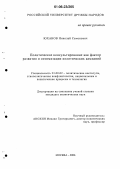 Юханов, Николай Семенович. Политическое консультирование как фактор развития и оптимизации политических кампаний: дис. кандидат политических наук: 23.00.02 - Политические институты, этнополитическая конфликтология, национальные и политические процессы и технологии. Москва. 2006. 172 с.