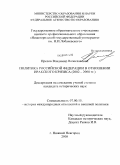 Прелов, Владимир Вячеславович. Политика Российской Федерации в отношении иракского кризиса: 2002 - 2008 гг.: дис. кандидат исторических наук: 07.00.15 - История международных отношений и внешней политики. Нижний Новгород. 2008. 220 с.