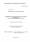 Ишунькина, Наталья Александровна. Повышение экологичности стеклотарного производства: на примере Владимирской области: дис. кандидат технических наук: 03.00.16 - Экология. Владимир. 2008. 179 с.
