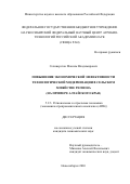 Селиверстов Максим Владимирович. Повышение экономической эффективности технологической модернизации в сельском хозяйстве региона (на примере Алтайского края): дис. кандидат наук: 00.00.00 - Другие cпециальности. ФГАОУ ВО «Российский государственный университет нефти и газа (национальный исследовательский университет) имени И.М. Губкина».. 2026. 222 с.