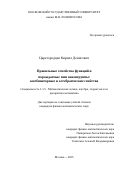 Царегородцев Кирилл Денисович. Правильные семейства функций и порождаемые ими квазигруппы: комбинаторные и алгебраические свойства: дис. кандидат наук: 00.00.00 - Другие cпециальности. «Московский государственный университет имени М.В. Ломоносова». 2025. 143 с.