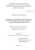 Хайдарзода Зафар Пирмахмад. Правовые и организационные основы деятельности органов внутренних дел Республики Таджикистан по противодействию торговле людьми: дис. кандидат наук: 12.00.11 - Судебная власть, прокурорский надзор, организация правоохранительной деятельности, адвокатура. ФГКОУ ВО «Академия управления Министерства внутренних дел Российской Федерации». 2019. 276 с.