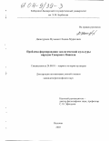 Джангуразов, Мухаммат Хаджи-Муратович. Проблема формирования экологической культуры народов Северного Кавказа: дис. кандидат философских наук: 24.00.01 - Теория и история культуры. Нальчик. 2003. 156 с.