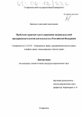 Васильев, Анатолий Анатольевич. Проблемы правового регулирования индивидуальной предпринимательской деятельности в Российской Федерации: дис. кандидат юридических наук: 12.00.03 - Гражданское право; предпринимательское право; семейное право; международное частное право. Ставрополь. 0. 250 с.